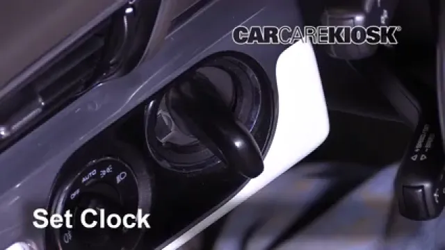 2013 Porsche 911 Carrera S 3.8L 6 Cyl. Coupe Reloj Fijar hora de reloj